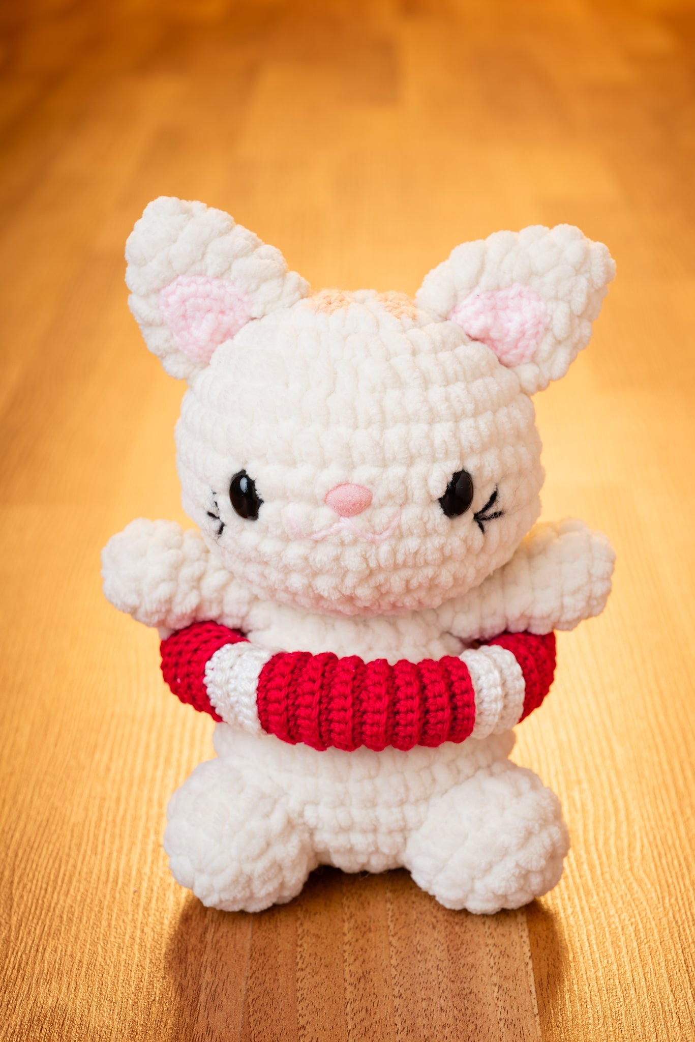Cannoli the Lifesaver Cat Amigurumi Pattern & Kit