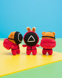 Masked Bearys Amigurumi Pattern & Kit