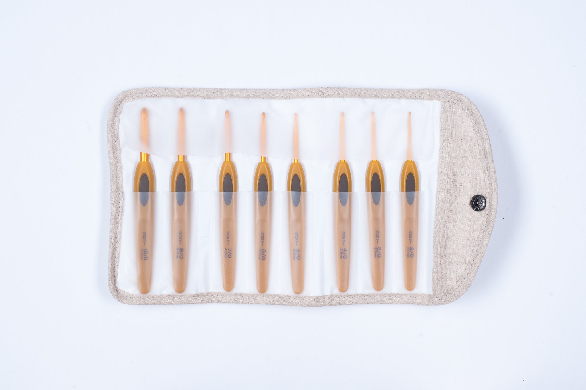 tiny rabbit hole - Japan Clover Soft Touch Crochet Hook Set, 2mm, 2.3mm, 2.5mm, 3mm, 3.5mm, 4mm, 5mm, 6mm