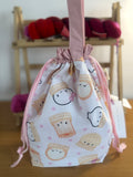 Dim Sum Large Draw String Pouch by PCraft Collection 2026 Oct