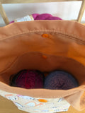 Dim Sum Large Draw String Pouch by PCraft Collection 2026 Oct