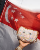 (National Day Special) Machine Knit a Rainbow Ice Cream Bread Pouch
