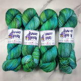 Hand Dyed Yarn by HungryForYarn