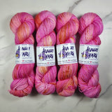 Hand Dyed Yarn by HungryForYarn