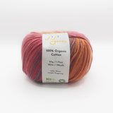 Jojo Yarns 100% Organic Cotton Fingering Weight