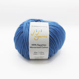 Jojo Yarns 100% Egyptian Mercerized Cotton Yarn Sport Weight