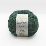 Jojo Yarns 100% Egyptian Melange Cotton Fingering Weight