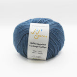 Jojo Yarns 100% Egyptian Melange Cotton Fingering Weight