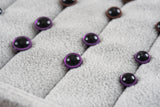 Tiny Rabbit Hole Purple Safety Eyes with Round Pupil