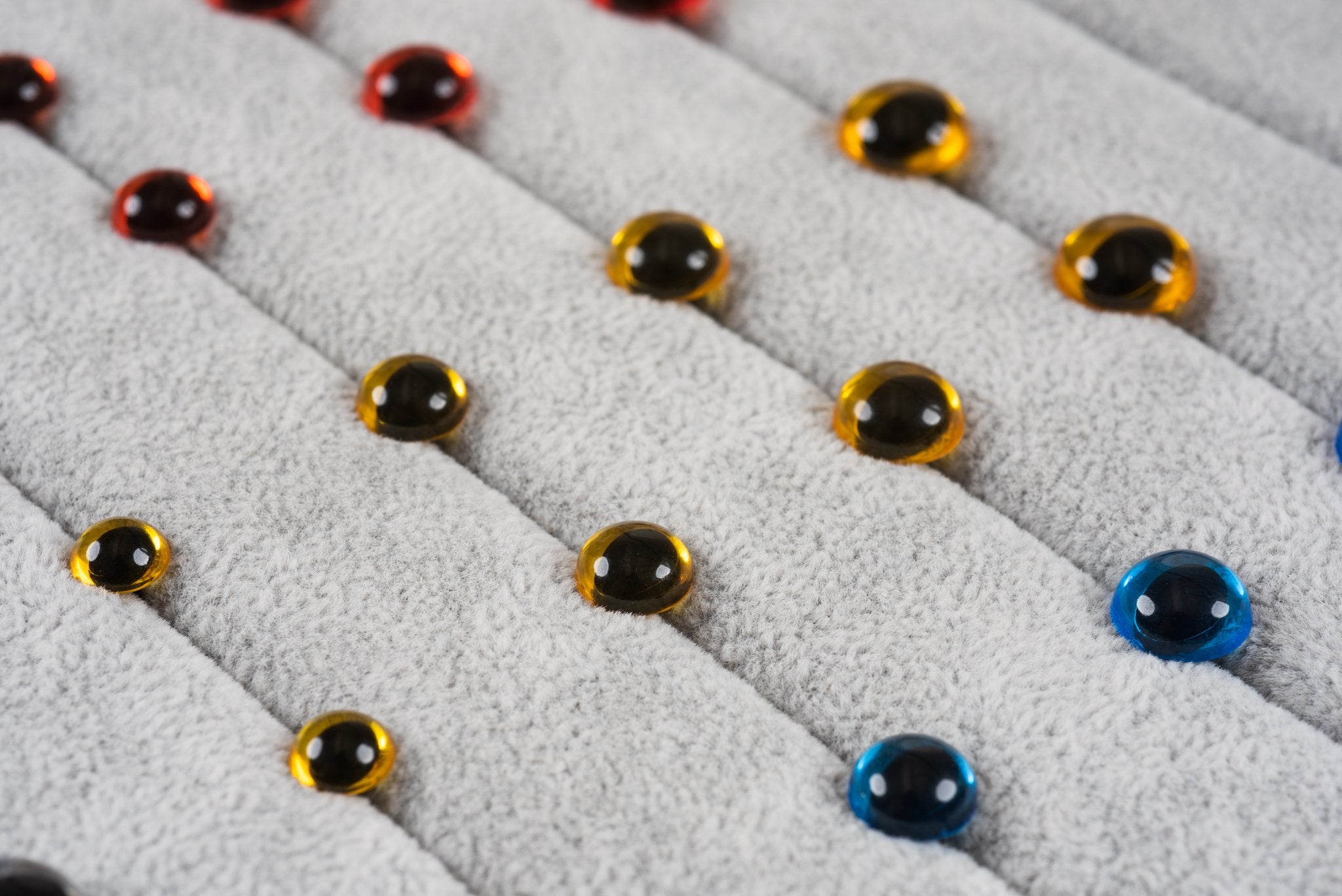 Tiny Rabbit Hole Translucent Yellow Cat Safety Eyes