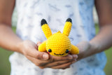 Lazy Yellow Mouse Amigurumi Pattern & Kit