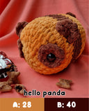 Panda Chan the Chunky Pan Pan Amigurumi Pattern & Kit