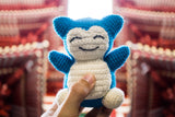 Blue Lazy Bear Amigurumi Pattern & Kit