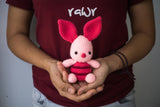 tiny rabbit hole - crochet knit piglet from winnie the pooh amigurumi crochet pattern